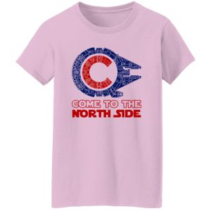 Millennium Falcon Chicago Cubs Come To The North Side Star Wars Shirt