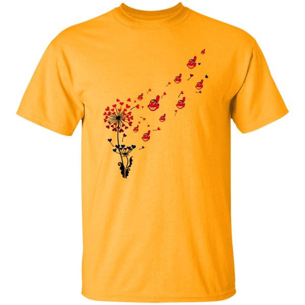 Dandelion Flower Cleveland Indians Shirt