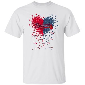 Atlanta Braves Baseball Heart Shirt