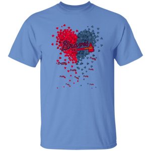 Atlanta Braves Baseball Heart Shirt