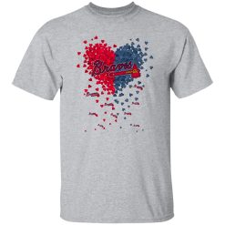 Atlanta Braves Baseball Heart Shirt