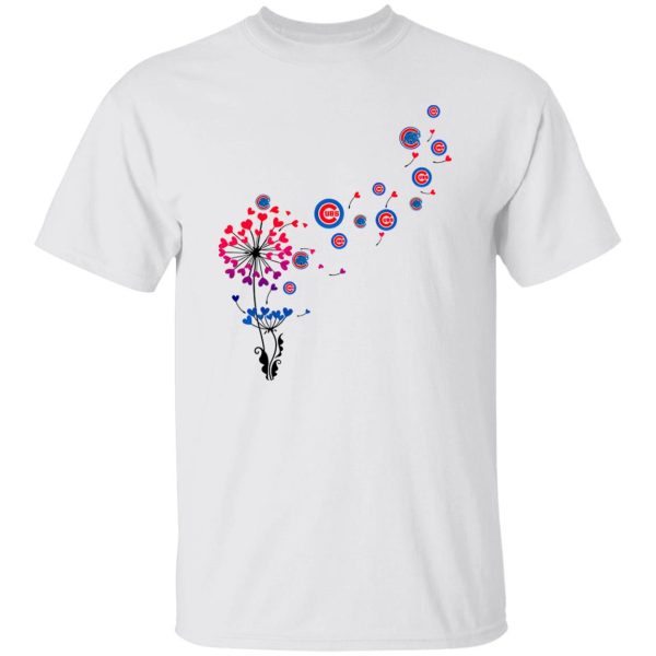 Love Chicago Cubs Dandelion Flower Shirt