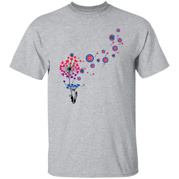 Love Chicago Cubs Dandelion Flower Shirt