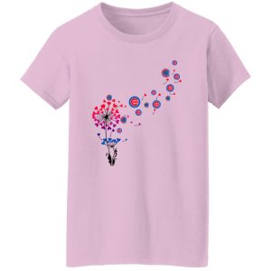 Love Chicago Cubs Dandelion Flower Shirt