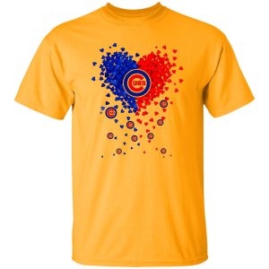 Chicago Cubs Baseball Heart Shirt