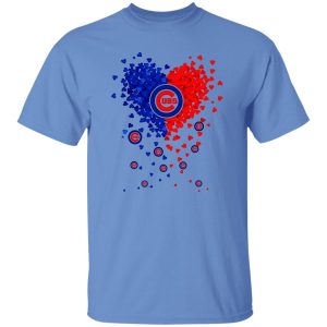 Chicago Cubs Baseball Heart Shirt