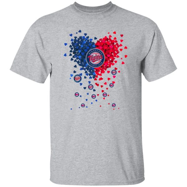 Minnesota Twins Baseball Club Heart Shirt