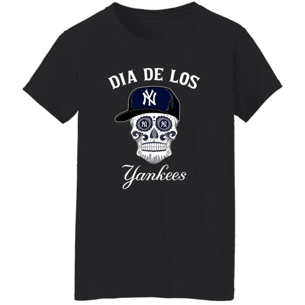 Sugar Skull Dia De Los New York Yankees Shirt