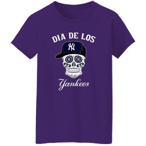 Sugar Skull Dia De Los New York Yankees Shirt