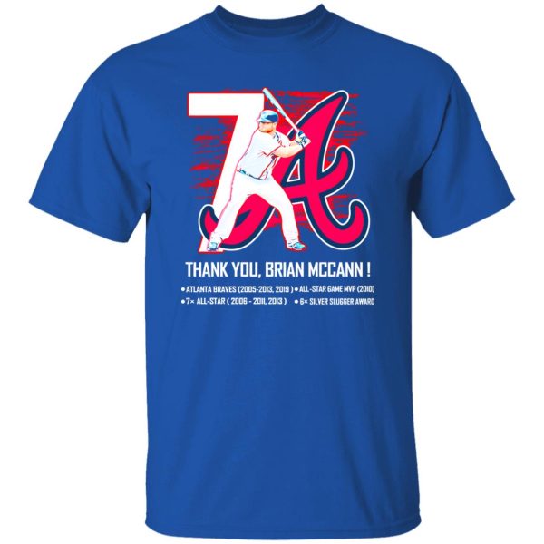 Thank You Brian McCann Alabama Crimson Tide Shirt