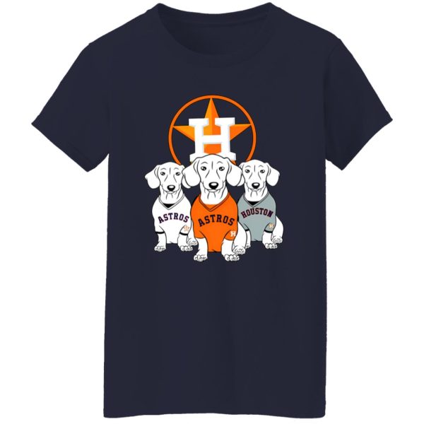 Houston Astros Dachshund Shirt