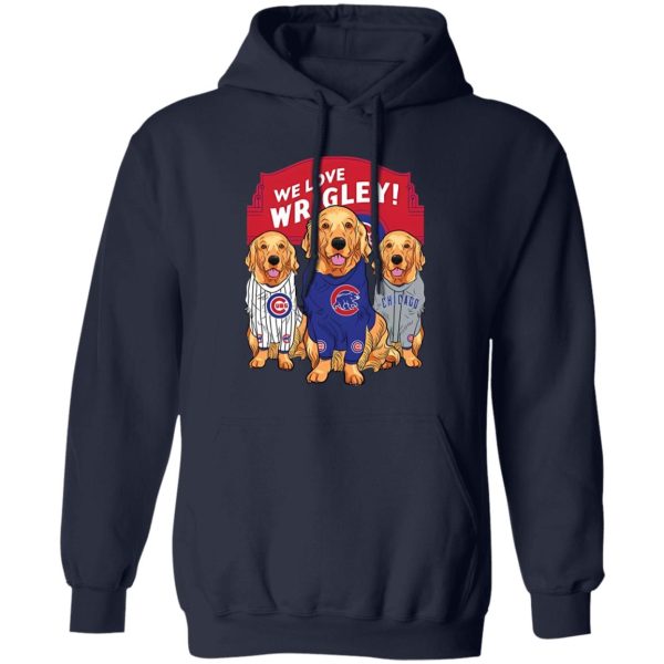 We Love Wrigley Chicago Cubs Retriever Dog Shirt