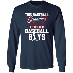 This Baseball Grandma Loves Her Baseball Boys for Sport Fans Shirt