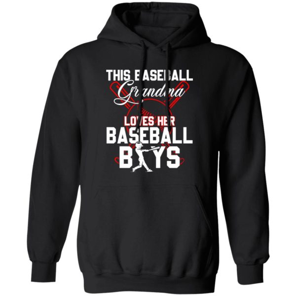 This Baseball Grandma Loves Her Baseball Boys for Sport Fans Shirt