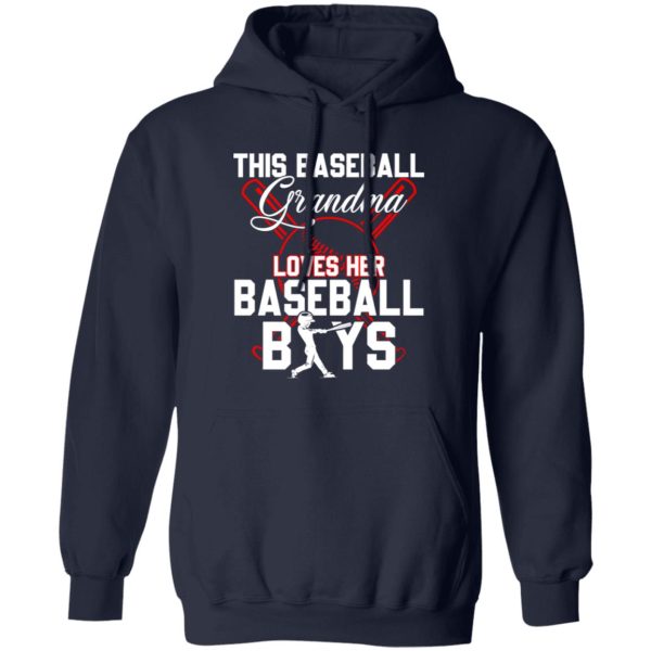 This Baseball Grandma Loves Her Baseball Boys for Sport Fans Shirt