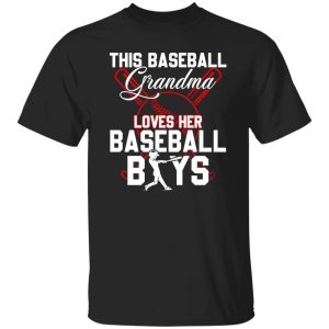 This Baseball Grandma Loves Her Baseball Boys for Sport Fans Shirt