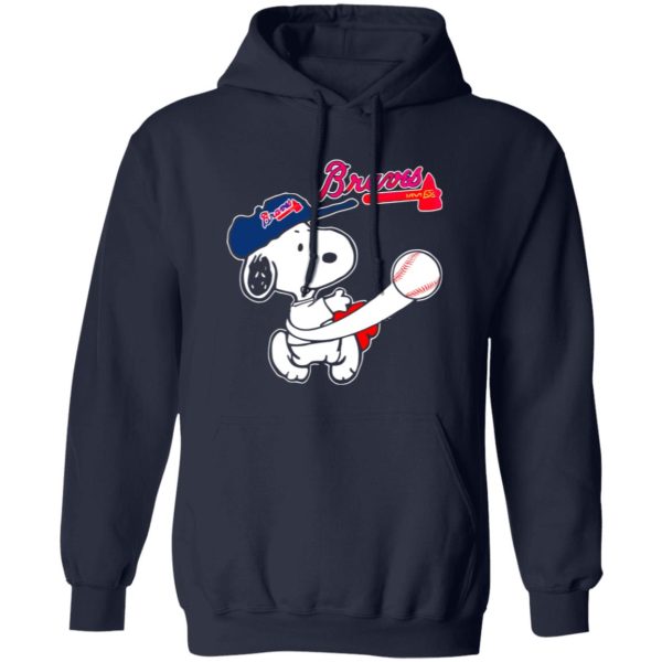 Peanuts Charlie Brown And Snoopy Atlanta Braves Shirt