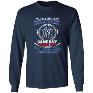 I May Live In Pennsylvania But On Game Day My Heart & Soul Belongs To New York Shirt