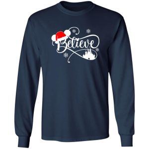 Believe Family Matching Disney Christmas Shirt