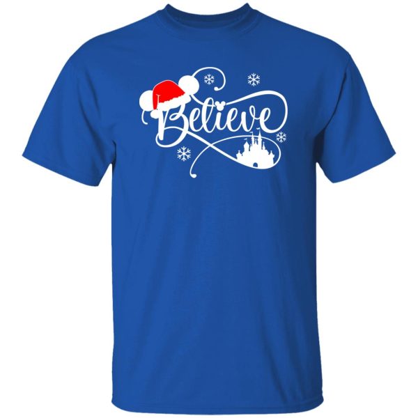 Believe Family Matching Disney Christmas Shirt