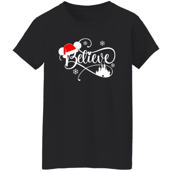 Believe Family Matching Disney Christmas Shirt