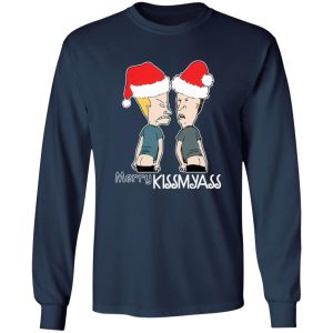 Beavis and Butt-Head Merry Kissmyass Christmas Shirt