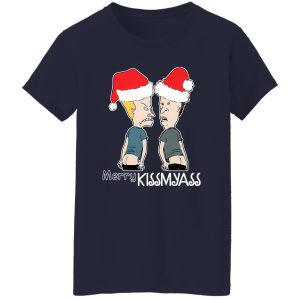 Beavis and Butt-Head Merry Kissmyass Christmas Shirt