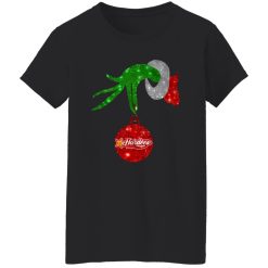 Grinch Hand Holding Hardee’s Christmas Shirt
