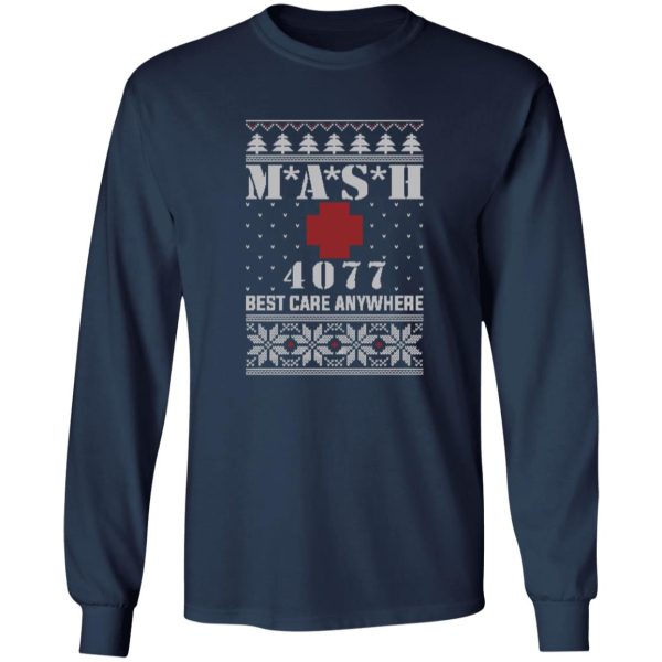 MASH 4077 Best Care Anywhere Christmas Shirt