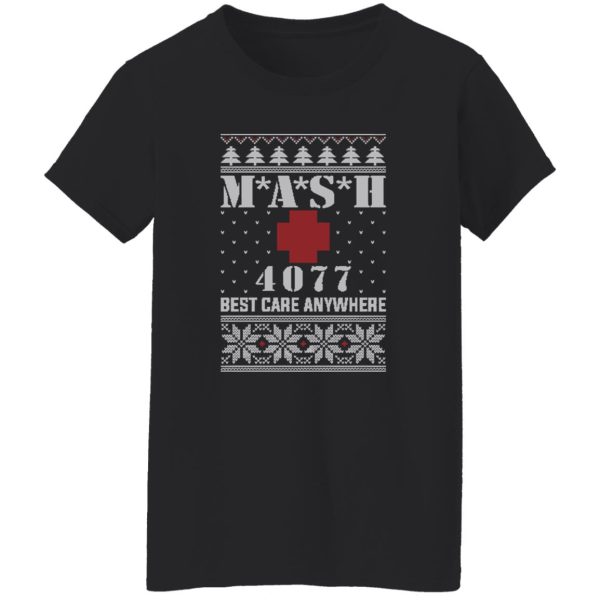 MASH 4077 Best Care Anywhere Christmas Shirt