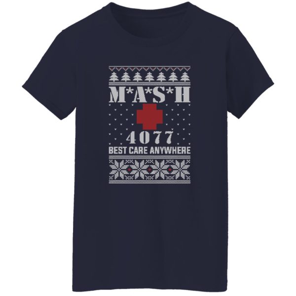 MASH 4077 Best Care Anywhere Christmas Shirt