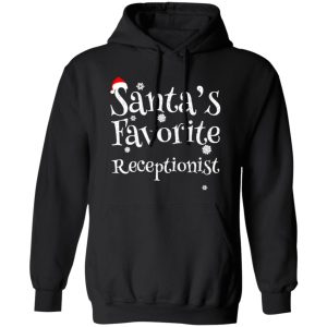 Santa’s Favorite Receptionist Christmas Shirt