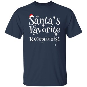 Santa’s Favorite Receptionist Christmas Shirt