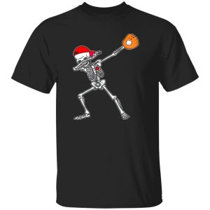 Awesome Dabbing Skeleton Baseball Funny Halloween Gift Boys Shirt