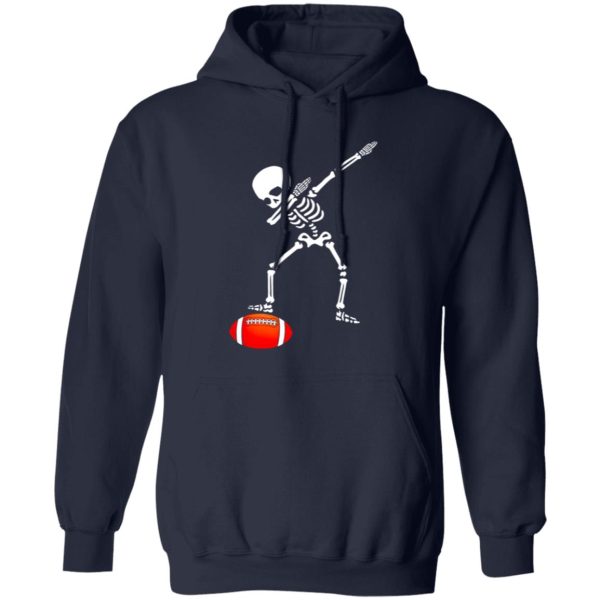 Awesome Football Skeleton Dabbing Sports Halloween Gift Shirt