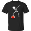 Awesome Football Skeleton Dabbing Sports Halloween Gift Shirt