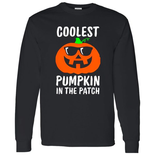 Coolest Pumpkin in the Patch, Halloween Costume Boys Girls Shirt