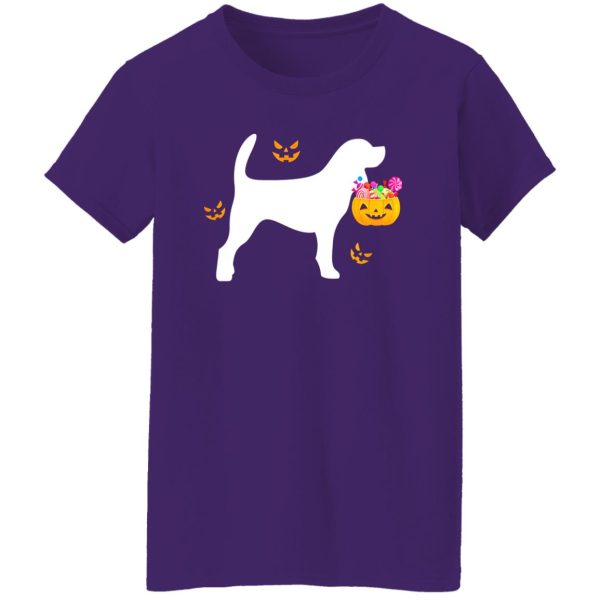 Beagle Halloween Costume Pumpkin Dog Cute Pet Shirt