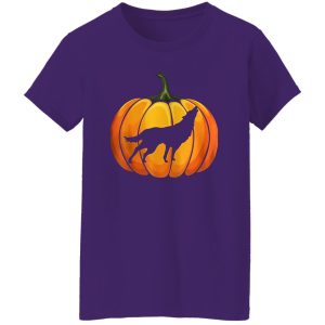 Awesome Wotf Pumpkin Halloween T-shirt Animal Lover Gifts Shirt