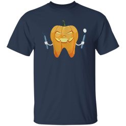 Beautiful Dentist Halloween Night Pumpkin Scrubs Scary Gift Shirt