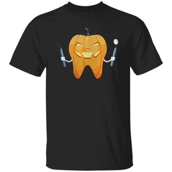 Beautiful Dentist Halloween Night Pumpkin Scrubs Scary Gift Shirt