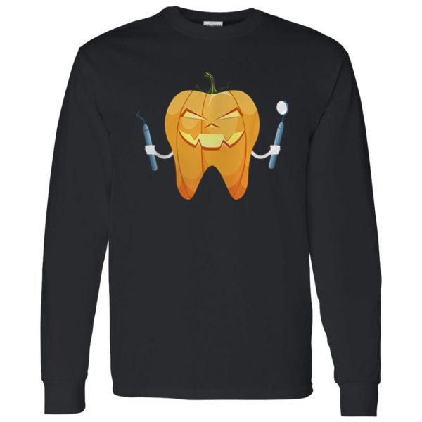 Beautiful Dentist Halloween Night Pumpkin Scrubs Scary Gift Shirt