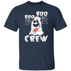 Boo boo crew funny nurse ghost Halloween Shirt