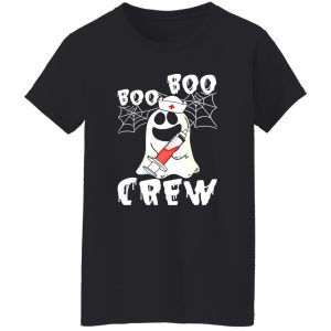 Boo boo crew funny nurse ghost Halloween Shirt