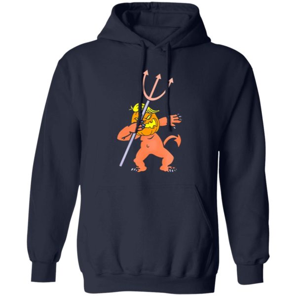 Awesome Trump Halloween Trumpkin Funny Devil Dabbing Dab Pumpkin Shirt