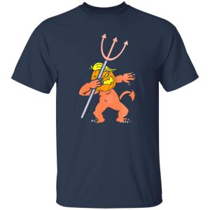 Awesome Trump Halloween Trumpkin Funny Devil Dabbing Dab Pumpkin Shirt