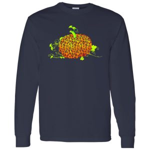 Animal Leopard Pumpkin Fall Autumn Halloween Gift Shirt