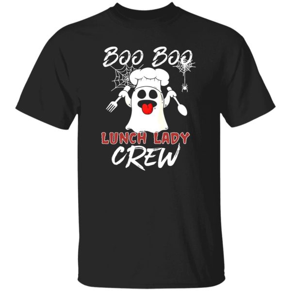 Boo boo chef lunch lady crew Halloween Shirt