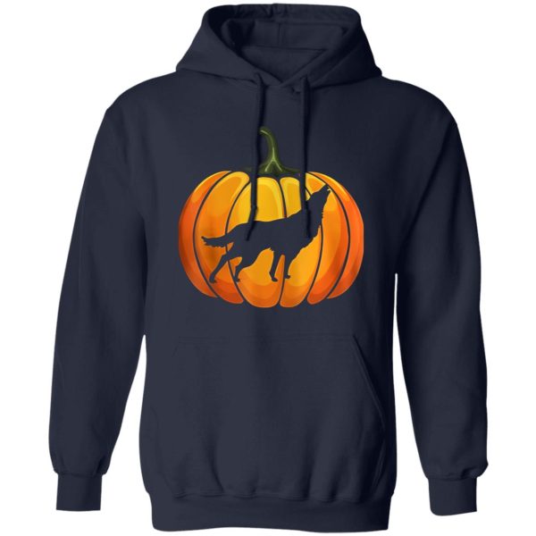 Awesome Wotf Pumpkin Halloween T-shirt Animal Lover Gifts Shirt