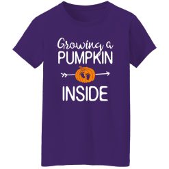 Growing a pumpkin inside pregnancy Pregnant halloween mom Shirt